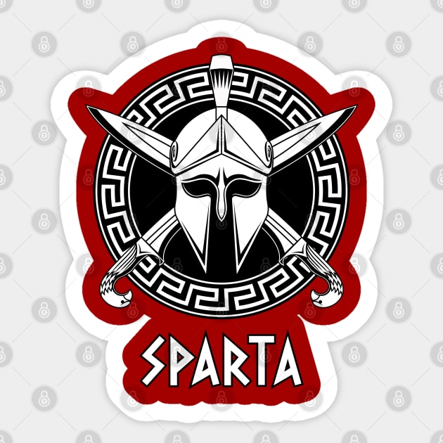 Sparta Sticker by Alex Birch